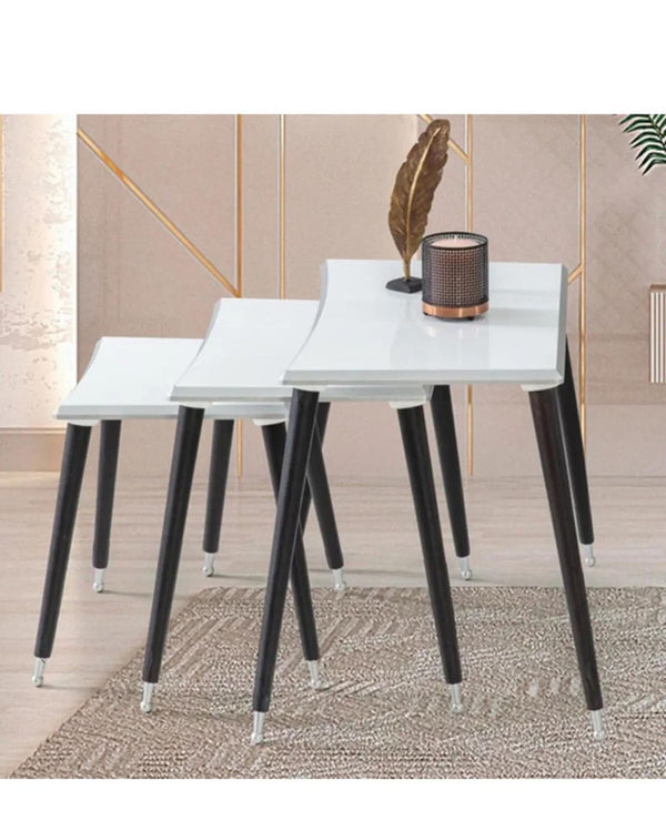 Berliner Nest Of Tables Set - Rectangle 3 Pieces Nesting Tables